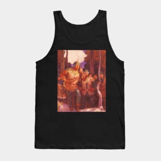 Vintage Fairy Tales, Robin Hood and the Men of Greenwood by NC Wyeth Tank Top